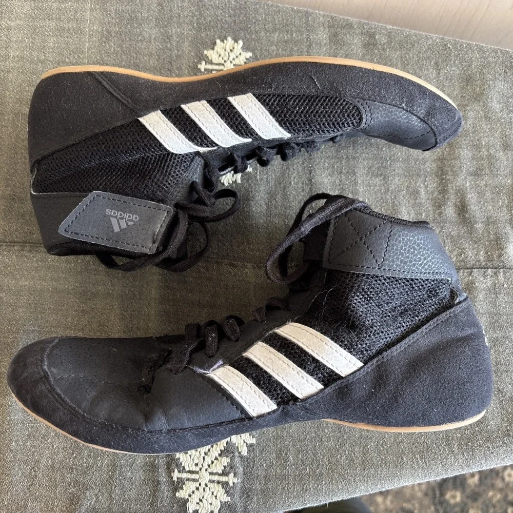 Adidas HVC 2 Wrestling Shoes Men's Sz. 7 Lightweight Breathable‎ AQ3325